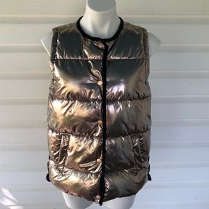 Calvin Klein Performance Bronze Puffer Vest Small